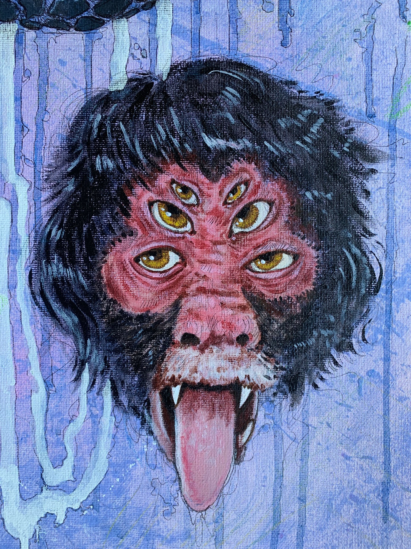 Spider Monkey original painting