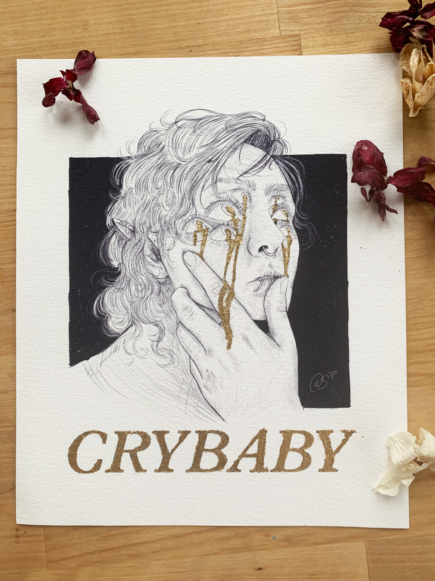 Crybaby Text Print