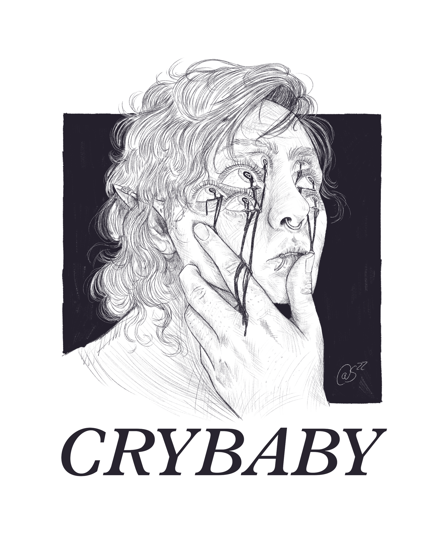 Crybaby Text Print