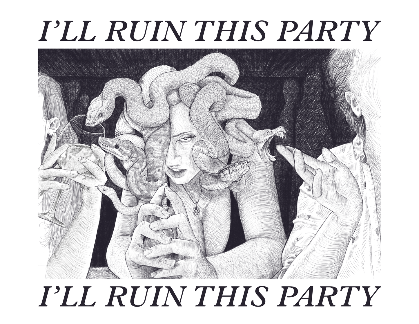 I'll ruin this party print
